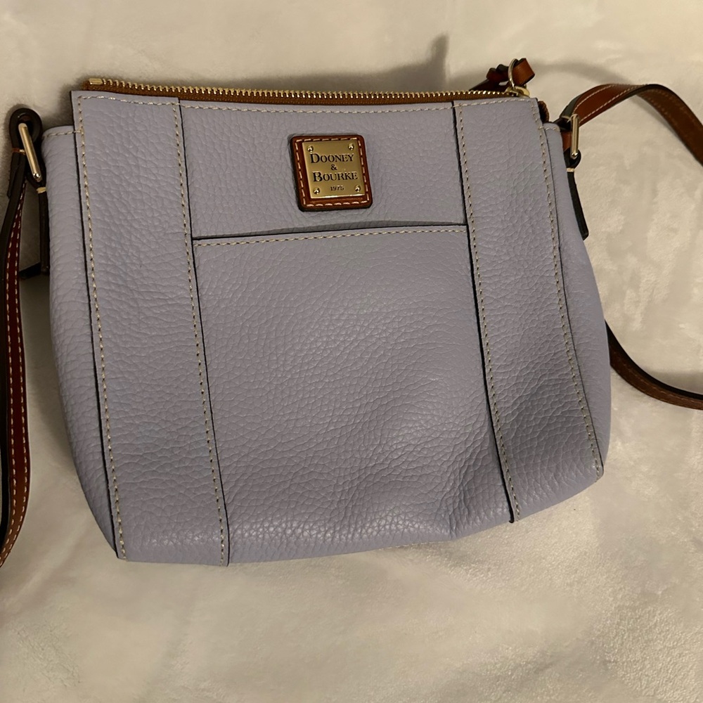 Glacier Blue Crossbody Dooney & Bourke Leather